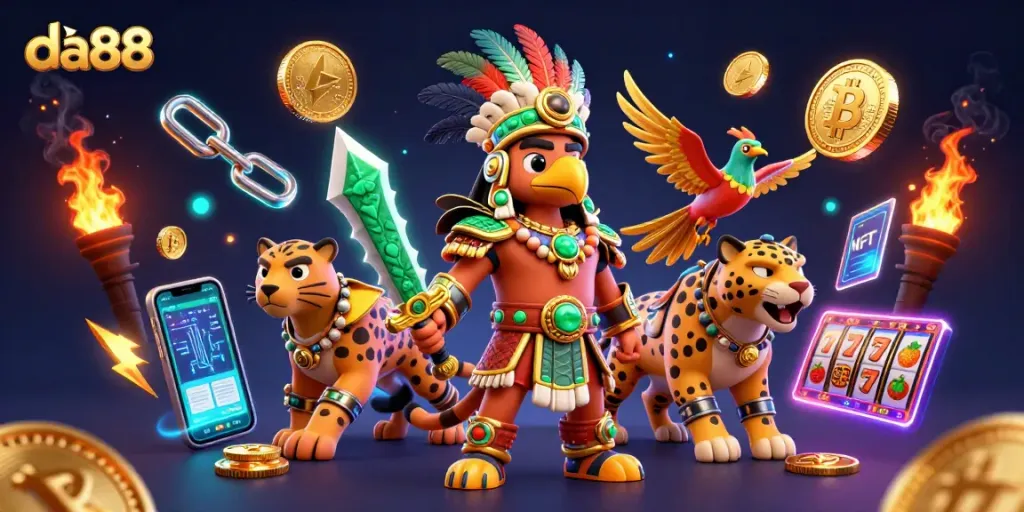 Experience the thrill of winning at da88 with immersive 3D casino elements and rich visuals.