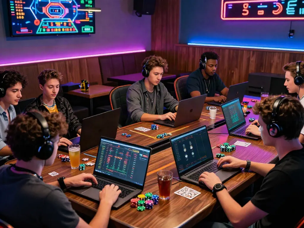 Players enjoying the dynamic gaming environment of uk88's online betting platform.