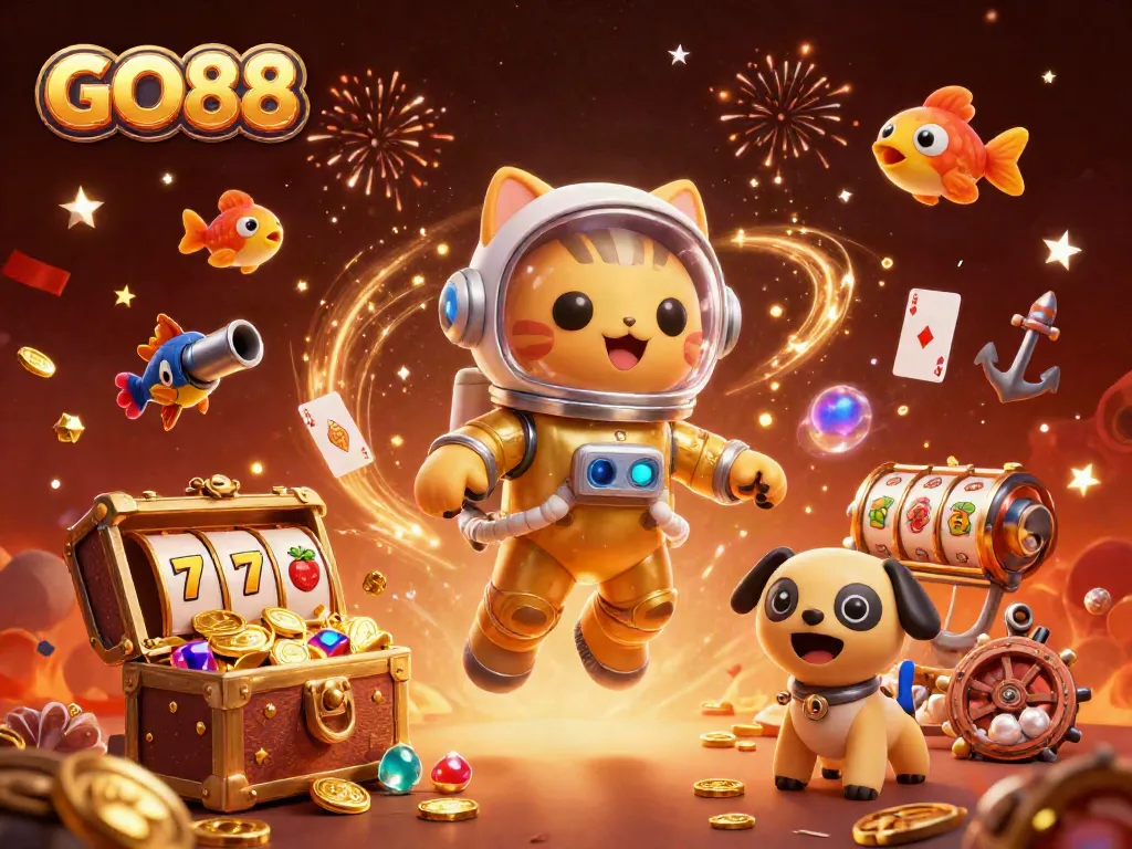 Grab winning opportunities with GO88's thrilling gaming experience in an exciting cosmic adventure.